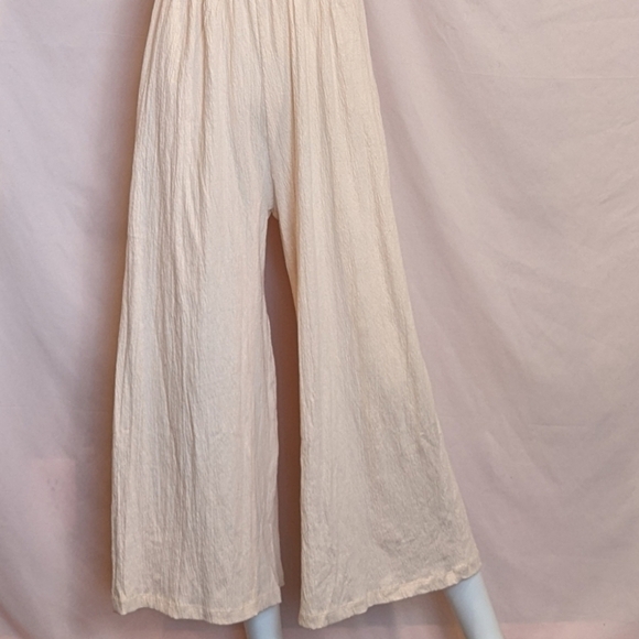 ASOS Pink Strappy Wide Leg Button Up Back Jumpsuit size 6 - Picture 3 of 10